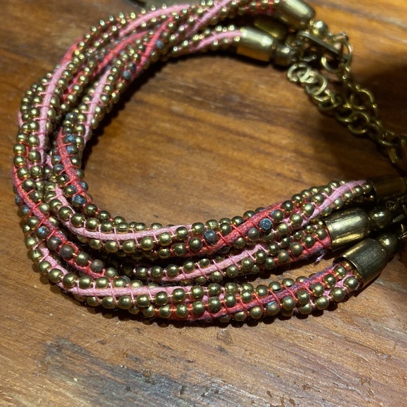 New without tag. Twisted multi media adjustable bracelet - Picture 3 of 3